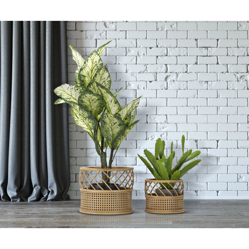 Porta Vasi Panama Coppia cm ø 30x25-22x18