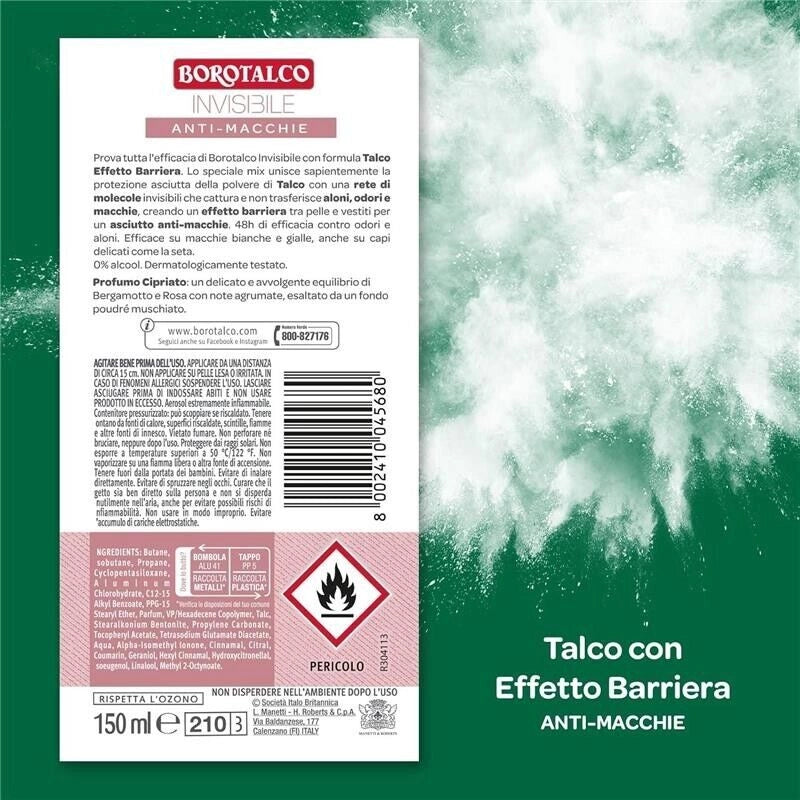 BOROTALCO DEO SPRAY 150 ML NEW PROFUMO CIPRIATO ROSA
