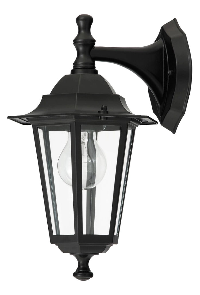 Applique esterna classica nera E27 Rabalux Velence 8202