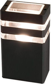 Applique esterna Nowodvorski RIO nera alluminio E27 IP54