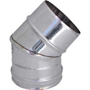 GOMITO A 45  ° PER CANNE FUMARIE  EE ? 160 mm