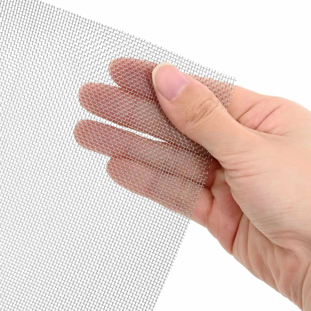 Rete per schermatura 120 x 2000 cm 20 Mesh Argento 42039544