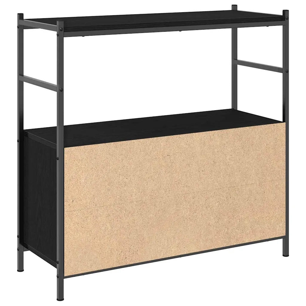 Libreria 80 x 30 x 78,5 cm Legno ingegnerizzato Rovere Nero 862933