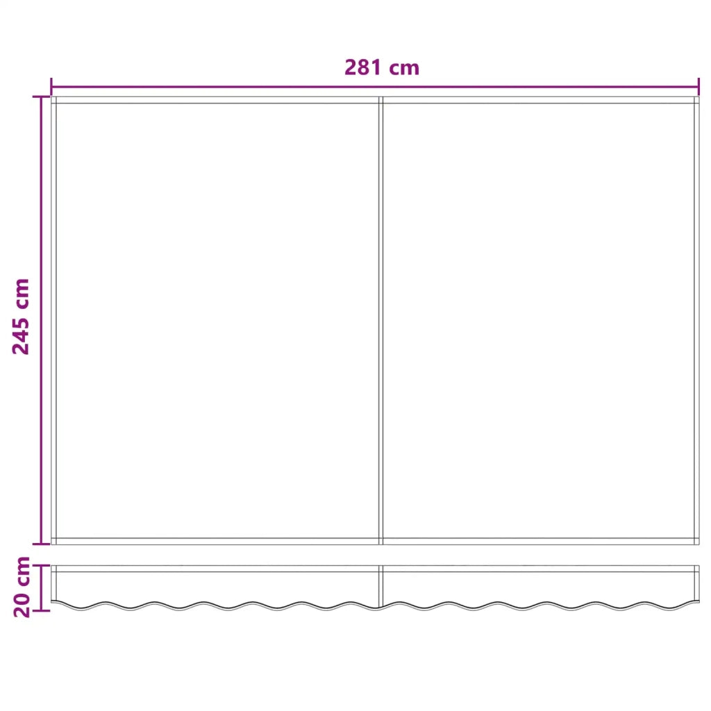 Tettuccio Elettrico Retrattile Grigio chiaro e bianco 3 x 2,5 m 3425880