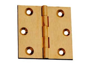 CERNIERE OTTONE FRESATE PIANE- - mm.70x55 - 24 pezzi