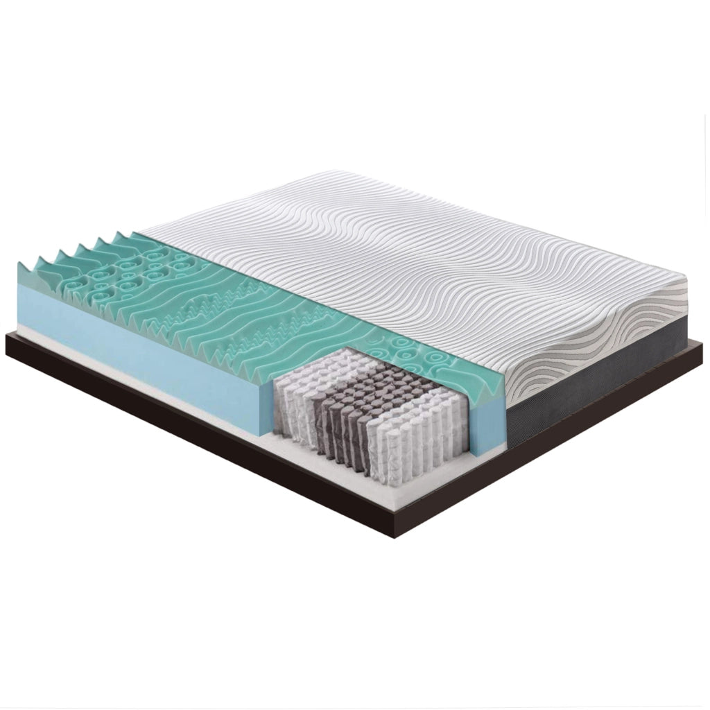 Materasso Singolo 90x200 a molle insachettate e Memory Foam 9 Zone Differenziate  Rivestimento sfoderabile