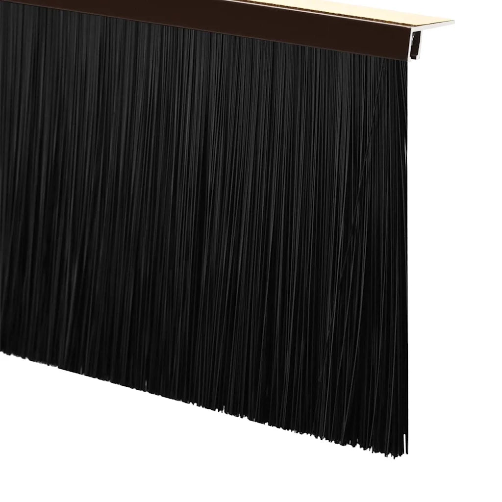 Spazzole per porte autoadesive 12 pz Marrone 100 cm CFW5282629