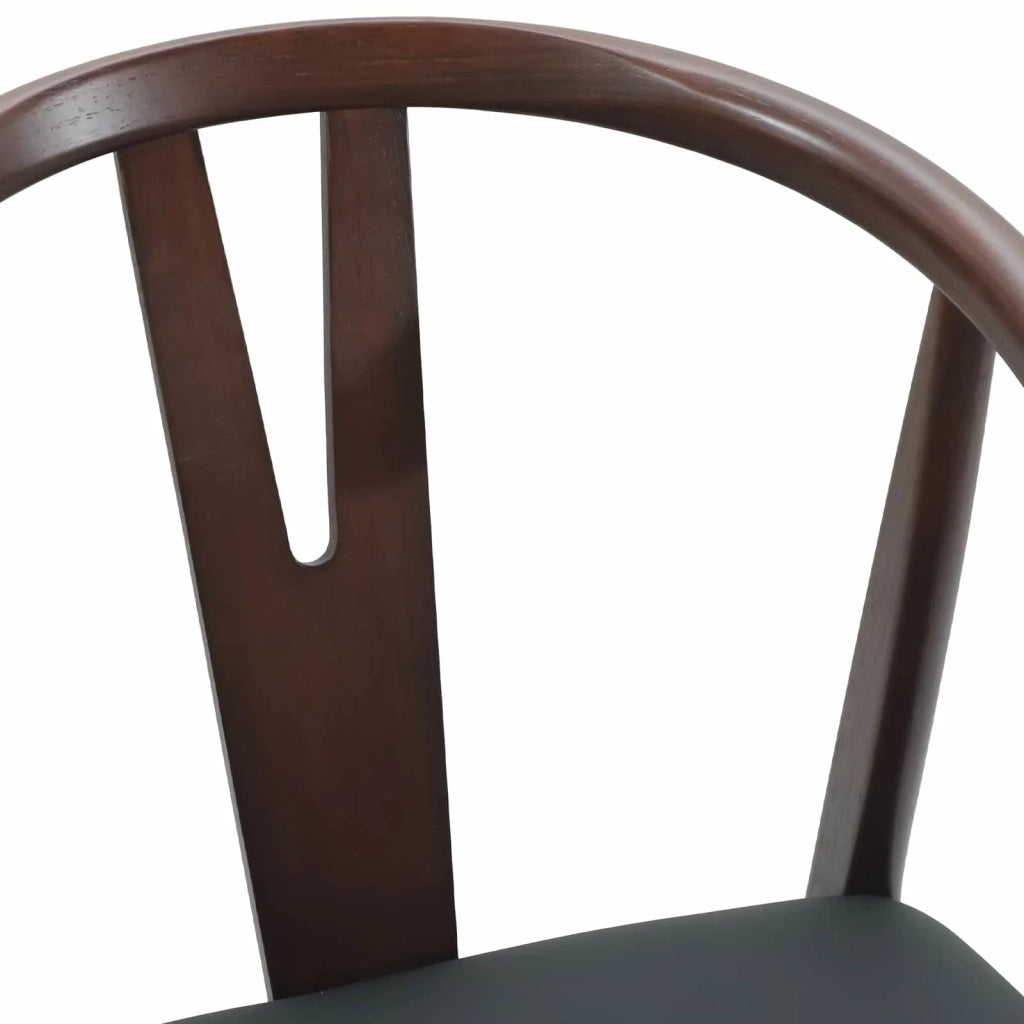Sedia da pranzo 2 pcs Marrone chiaro e nero 42020403