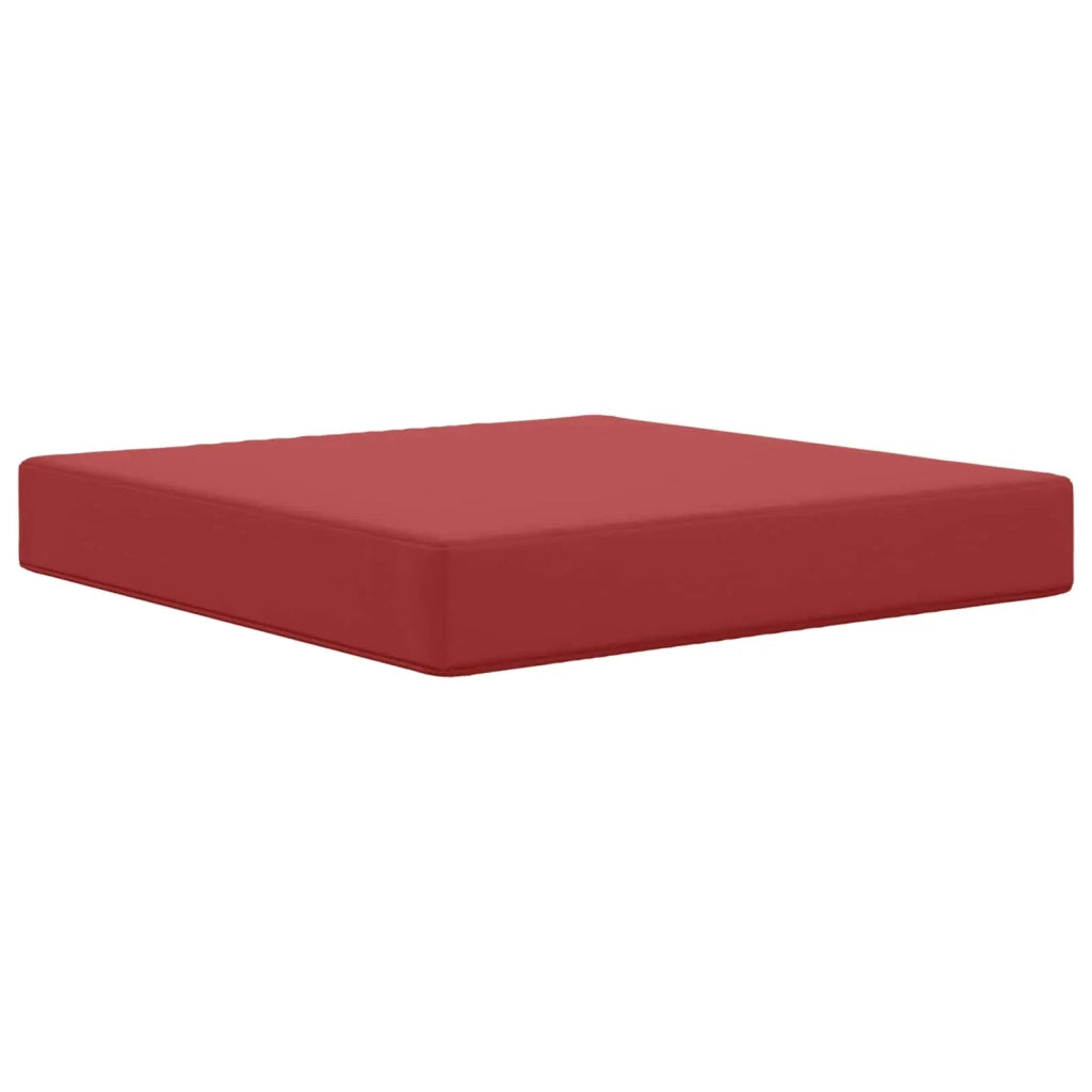 Cuscino per divano da esterno 3 pcs Rosso vino Poliestere 900770