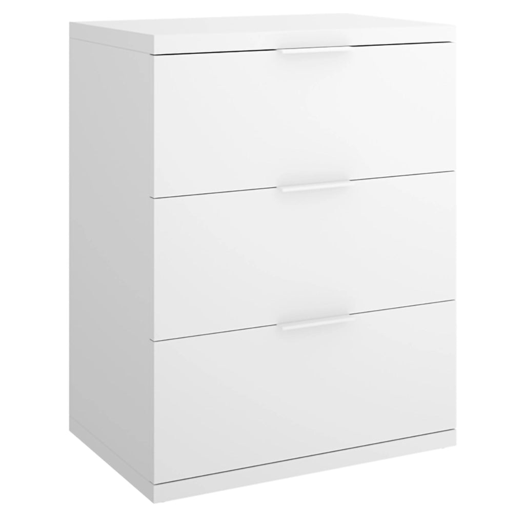 Sturgis, Comodino un Ripiano, 34x42x57h cm Bianco