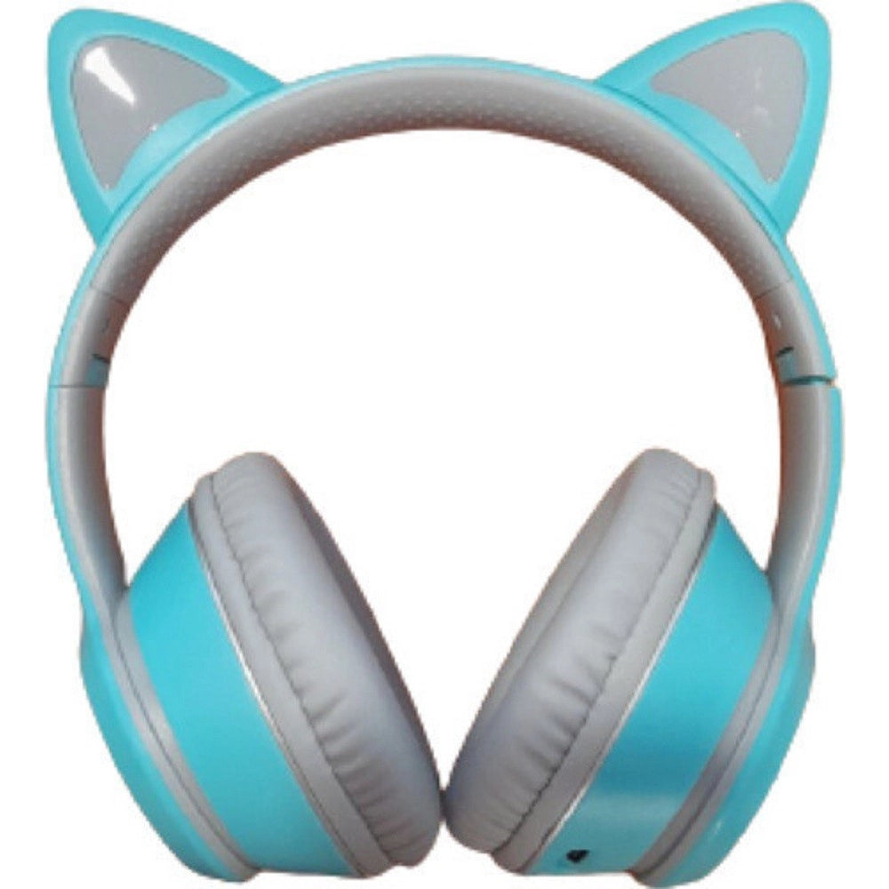 Trade Shop - Cuffie Auricolari Wireless/cablate Orecchie Gatto Ricaricabili Bluetooth Q-em50 -