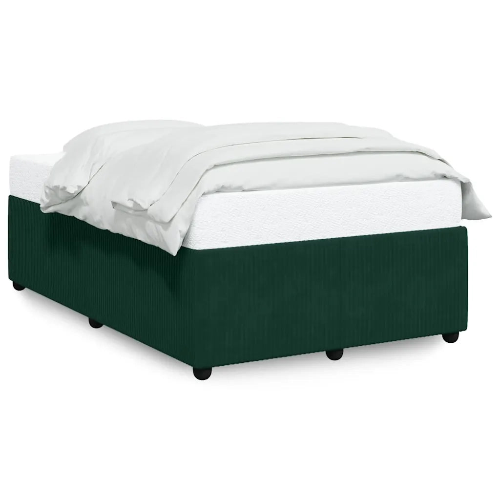Giroletto senza Materasso Verde Scuro 120x200 cm in Velluto 3285003
