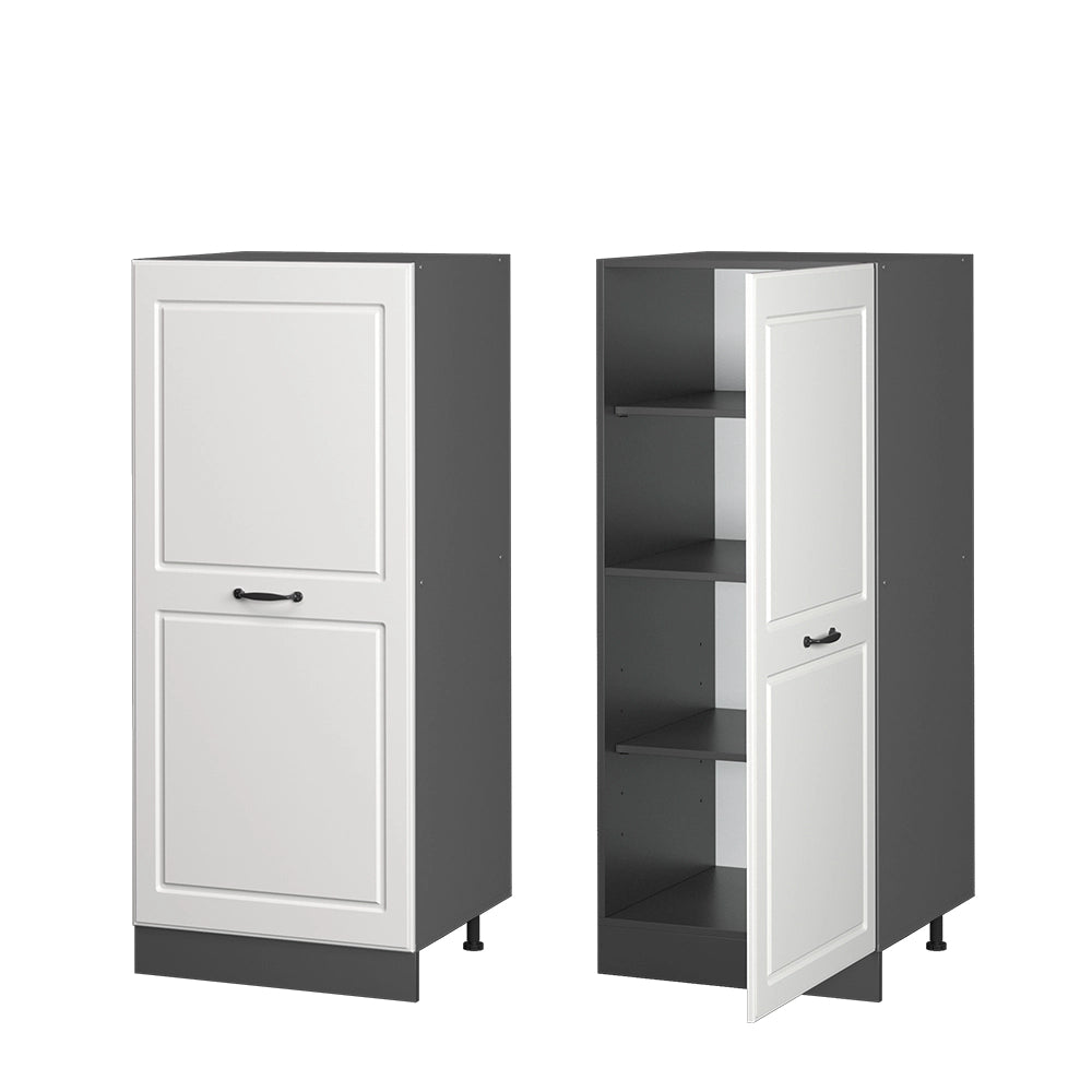 Mobile cucina dispensa R-Line Bianco rustico/Antracite 60 cm Vicco