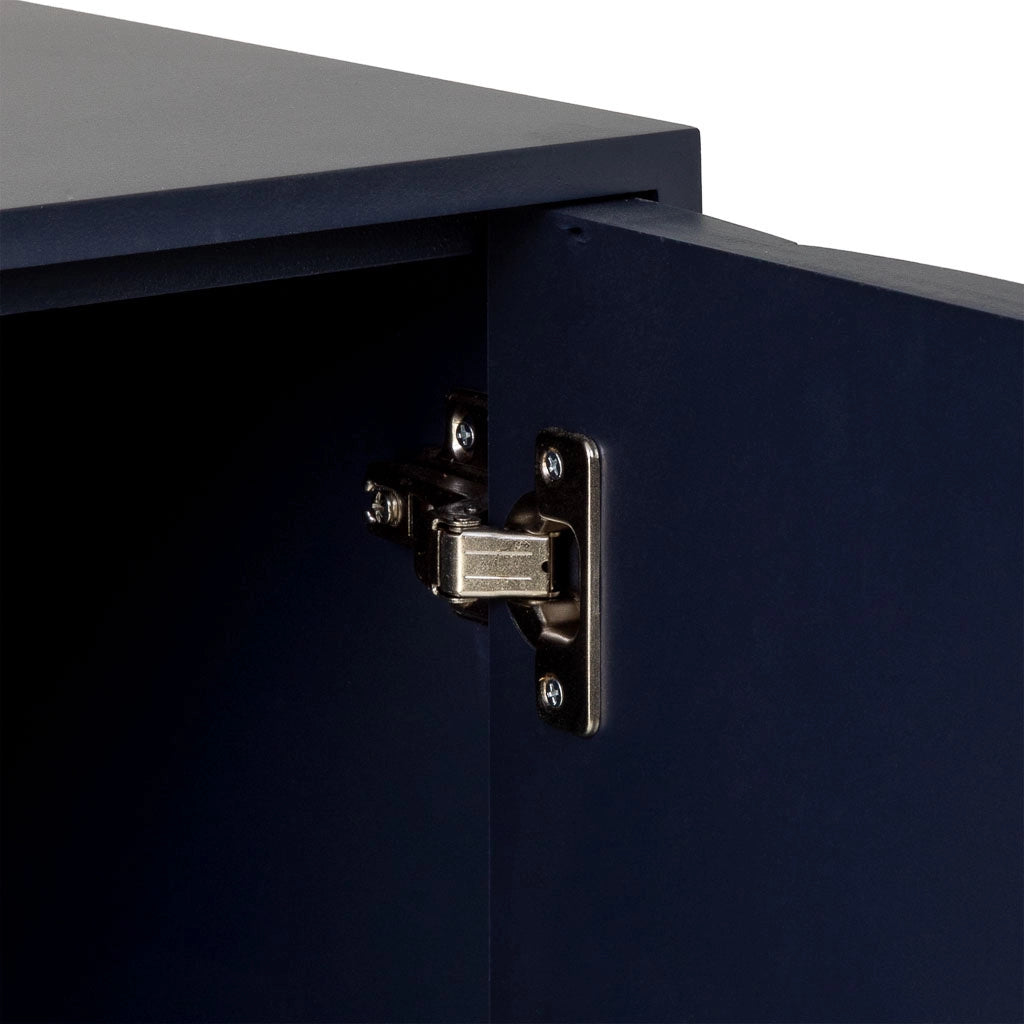 Credenza in legno nero 120x41.5x71h cm