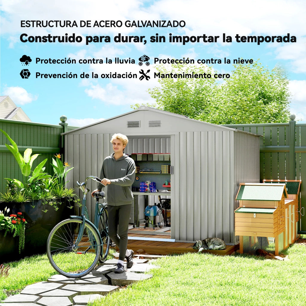 Casetta da Giardino ¨C zephmum ¨C Grigio 277x195x192 cm