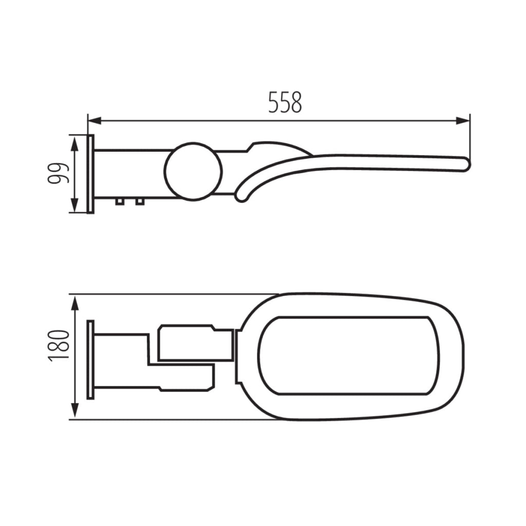 Lampada stradale LED 60W 4000K IP65 Kanlux Streton