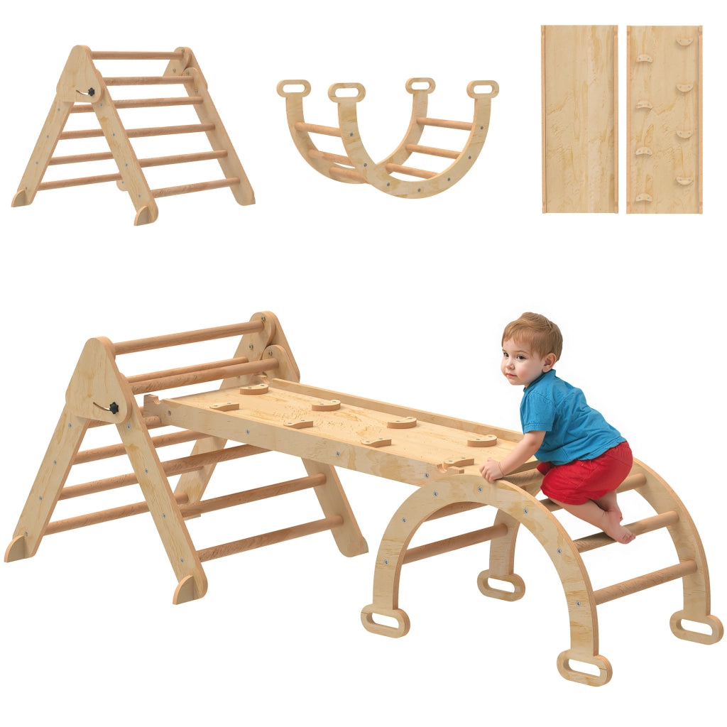 Gioco per bambini 7 in 1 ¨C Minimal ¨C legno, pieghevole