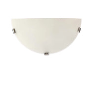 Plafoniera Candellux Sara 30 cm vetro bianco E27 cromo