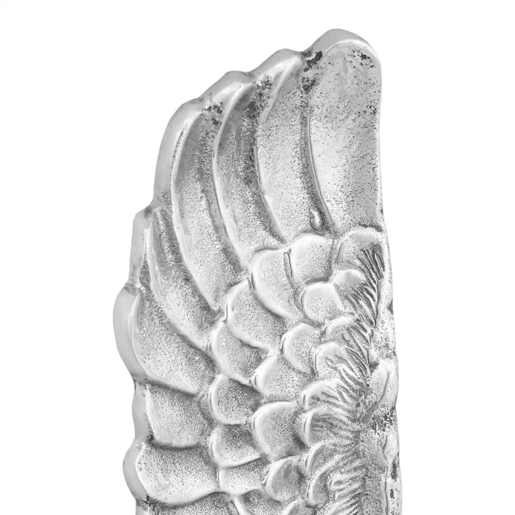 Scultura con ali 2 pcs Argento 31 x 5 x 91 cm Alluminio 42000133