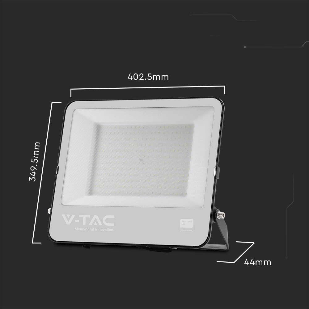 Faro LED 200W 6500K 17540lm IP65 Samsung Nero V-TAC