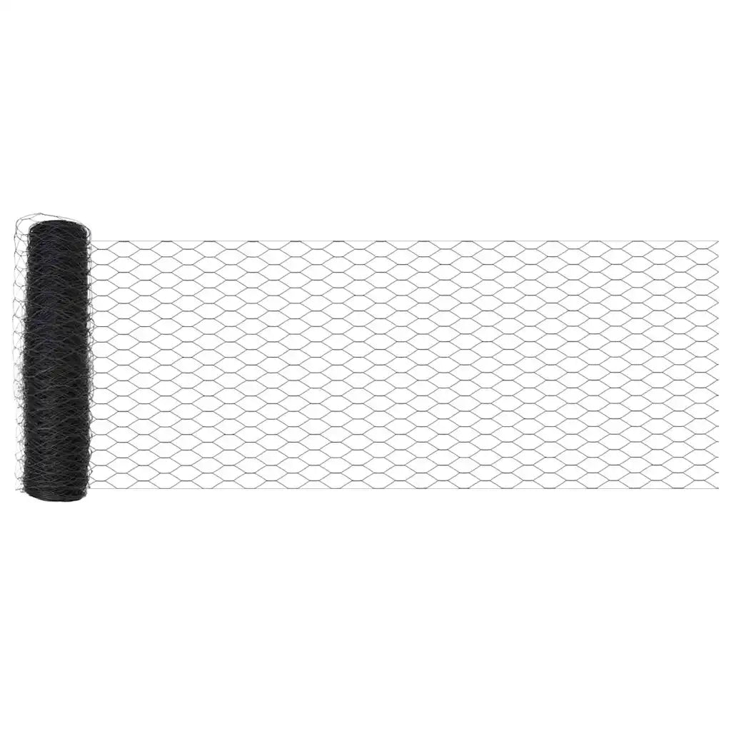 Palo della recinzione Grigio 10 x 0,4 m (rete da 36 mm)