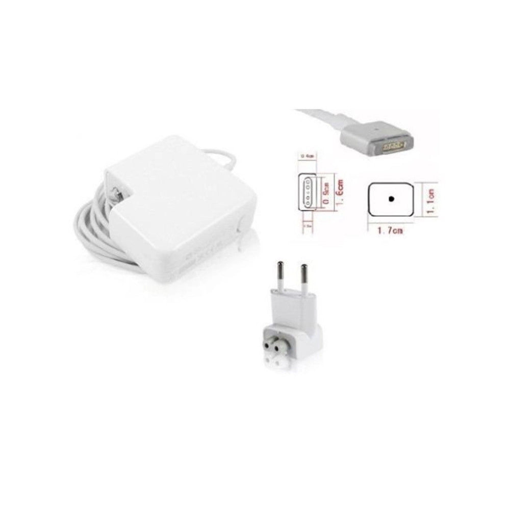 Trade Shop - Alimentatore 60w Compatibile Per Notebook Magsafe 2 Macbook Pro Retina 13" 4 Pin -