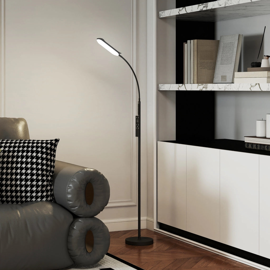 Lampada da terra con telecomando ¨C Xylo ¨C controllo touch dimmerabile nero