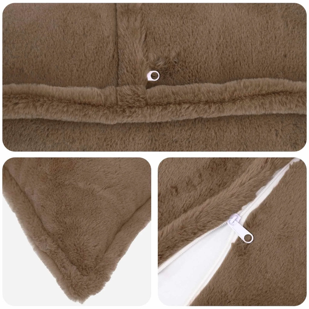 Federa 6 pz HOUTEN Marrone Chiaro 30 x 30 cm 916014