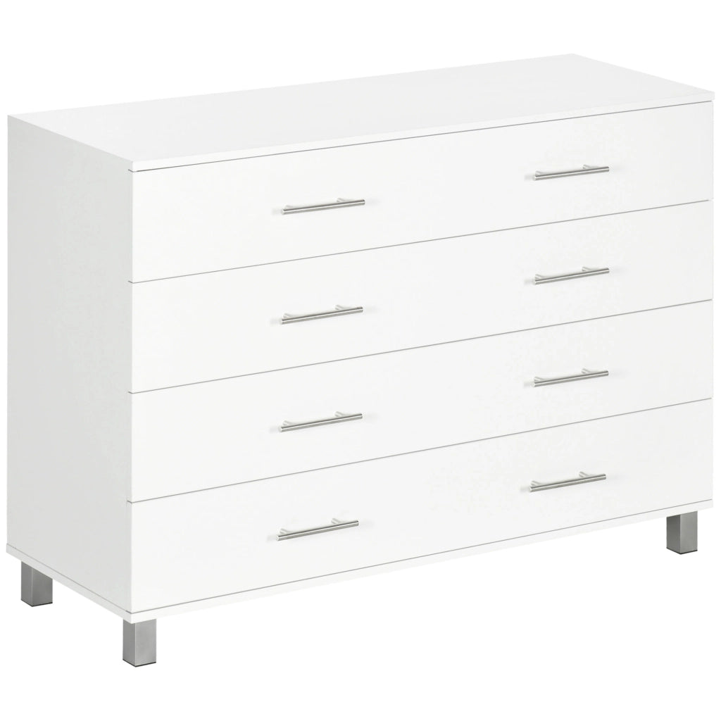 Cassettiera Moderna ¨C Minimal ¨C Bianco 112x38x81