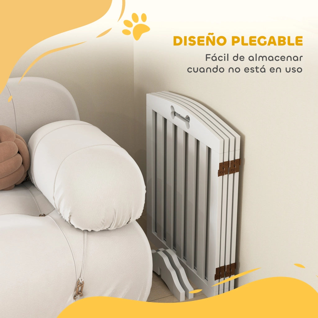 Barriera di Sicurezza per Cani ¨C Minimal ¨C Bianco 207.5 cm