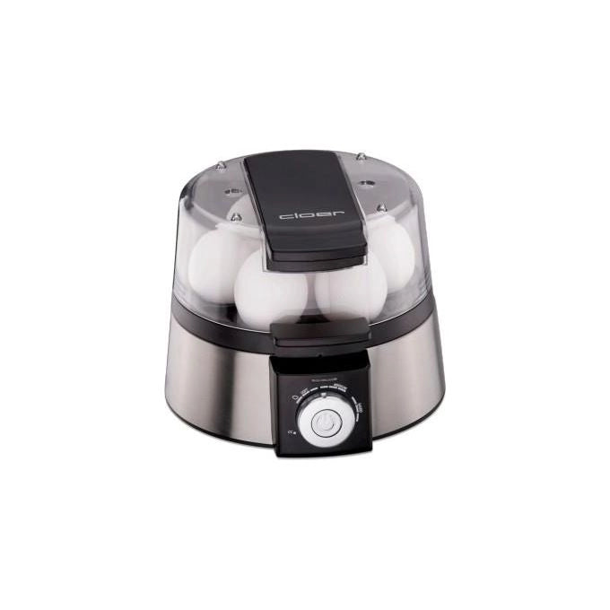 Cloer 6070 Pentolino per uova 7 uovo/uova 435 W Nero, Argento