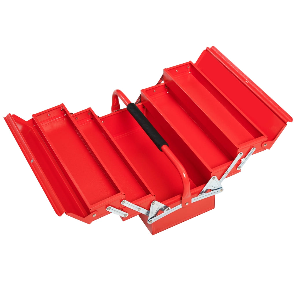 Cassa per Attrezzi ¨C Minimal ¨C Rosso, Metallo, 45x20x34.5 cm