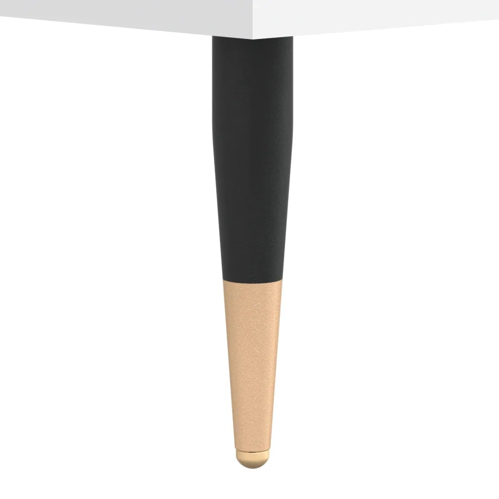 Comodino Bianco 40x40x66 cm in Legno Multistrato 827636