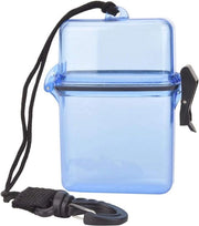 Scatola trasparente da immersione - Casella da immersione idrofila per surf e kayak - Blu - S Compact