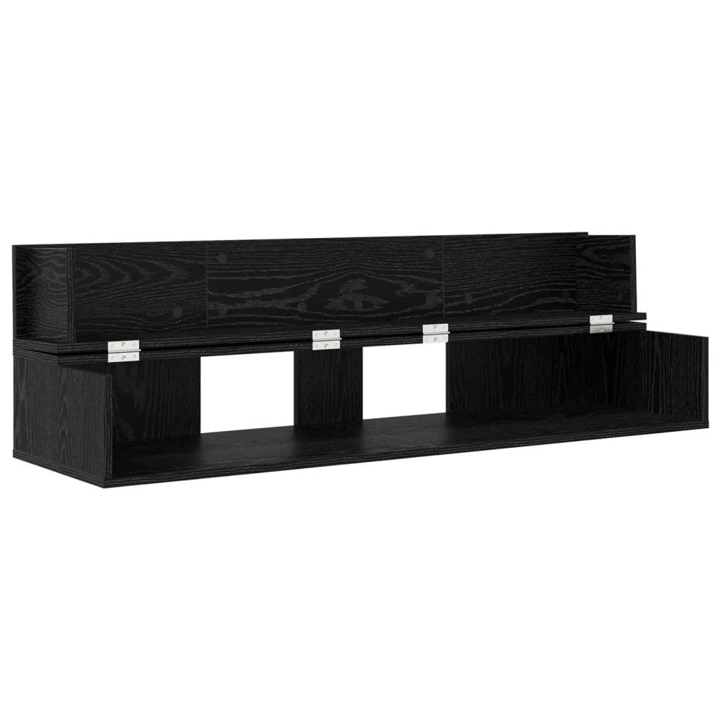 Scrivania studio Rovere Nero 152 x 40 x 19,5 cm 8006669