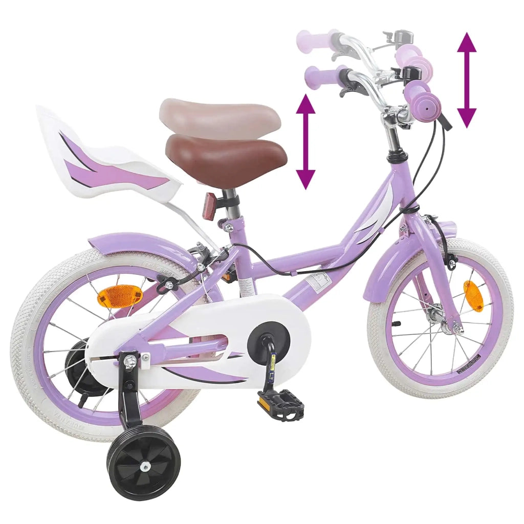 Bicicletta per Bambini 16 Pollici per bambini di 4-6 anni Viola 42009455