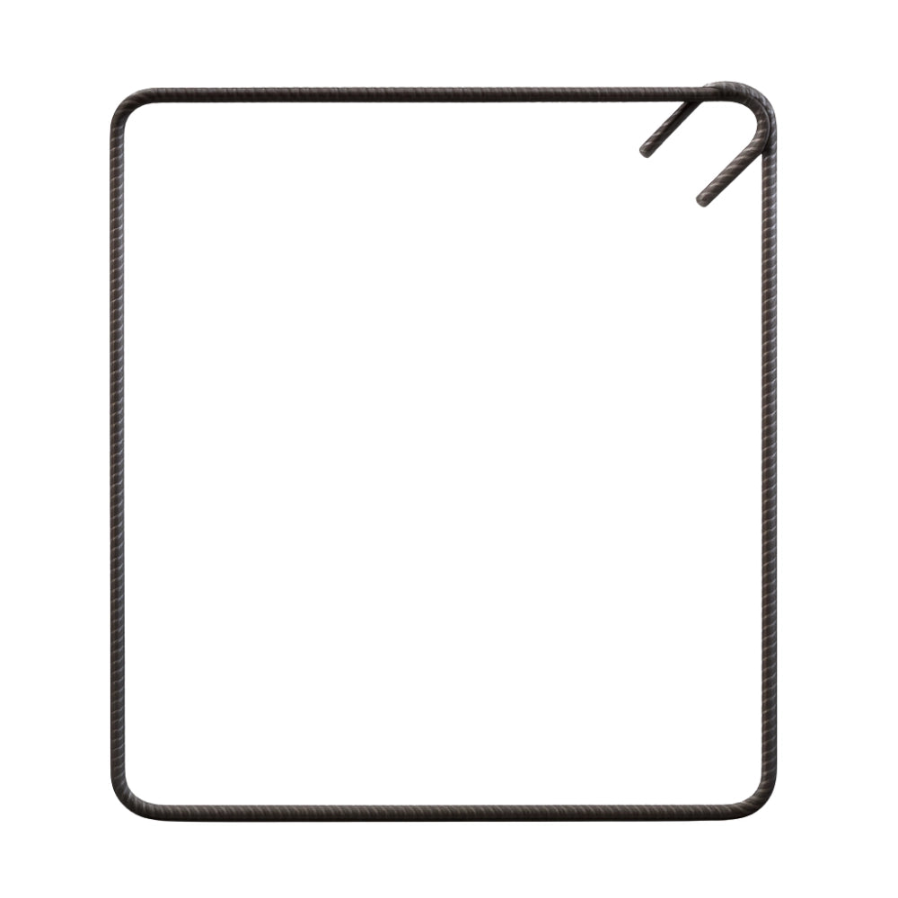 Staffe antisismiche armatura ferro 50x50 cm strutture cemento formati multipli *** pezzi 50, confezione 1