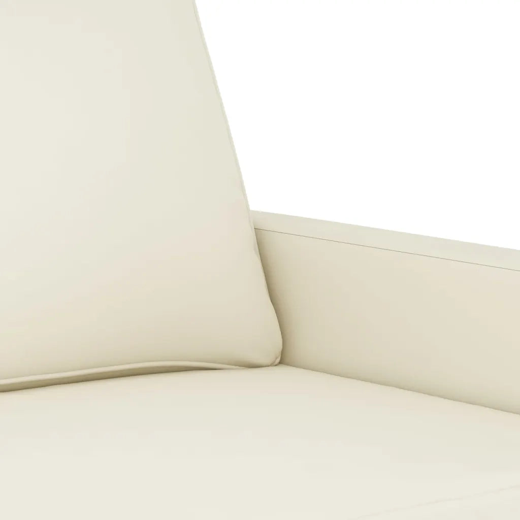 Set di Divani 4 pz con Cuscini Crema in Velluto 3201972
