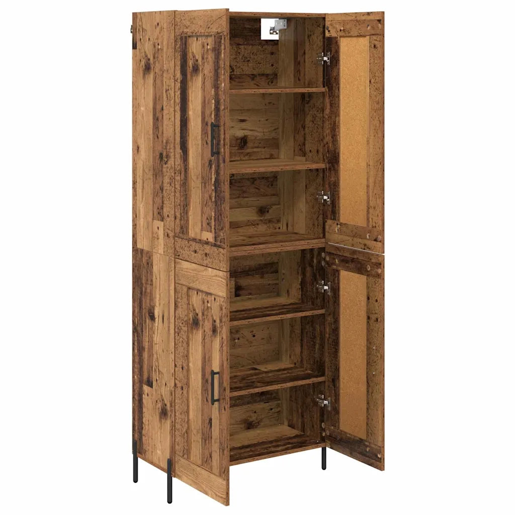 Credenza 2 pcs Legno vecchio Legno multistrato 3415606