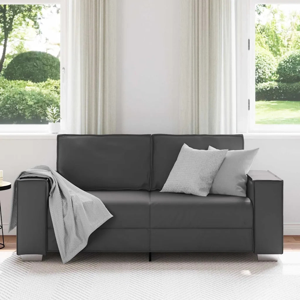 Divano-Sofa-Divanetto Grigio 180 x 78 x 84 cm Tessuto
