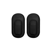 SET 2 GANCI IN PLASTICA 3X2XH6CM NERI