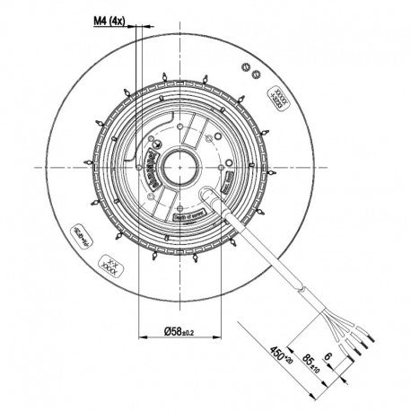 Ventilatore centrifugo R2E190-RA26-14