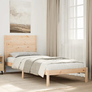 Giroletto Extra Lungo senza Materasso 90x220 cm Legno Massello 3309281