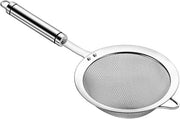 Set di setacci fini per cucina - multifunzionali - 3 pezzi - acciaio inossidabile