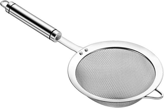 Set di setacci fini per cucina - multifunzionali - 3 pezzi - acciaio inossidabile