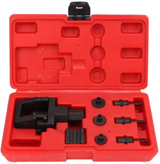 Kit di sferragliamento a catena 8 pezzi - Set di viti a chiodo - Kit di utensili per fai da te