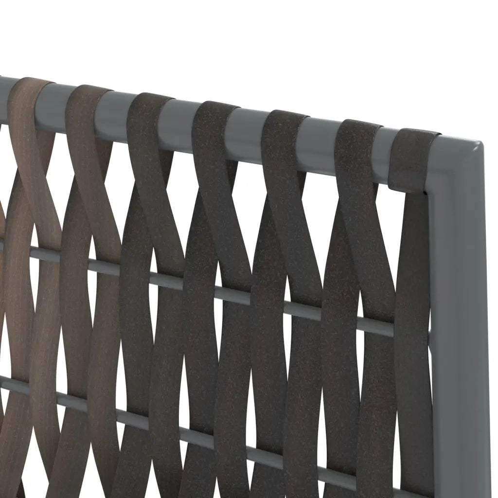 Set Pranzo da Giardino 7 pz con Cuscini in Polyrattan e Acciaio 3187054