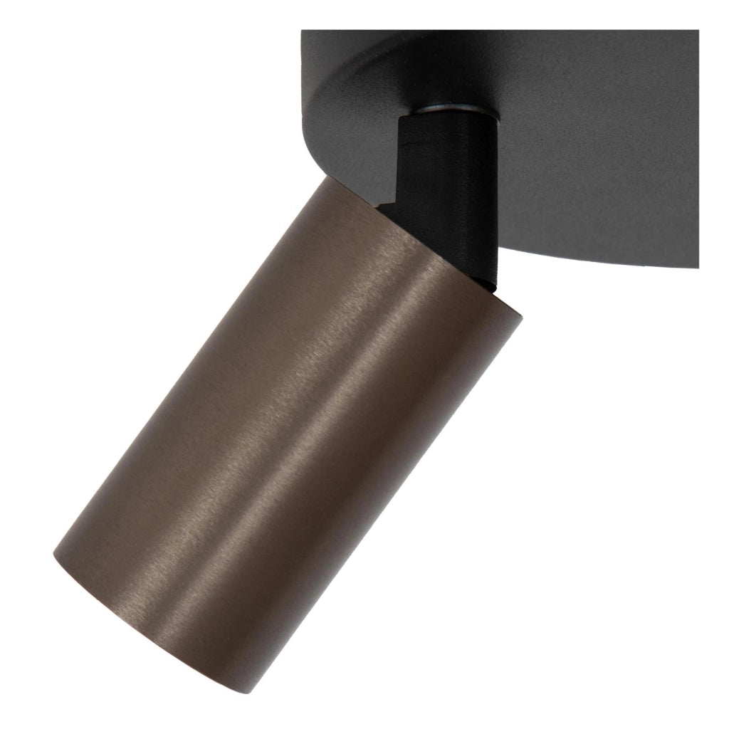 Faretto da soffitto Ritmo 2x MR11 bronzo/nero Lucide