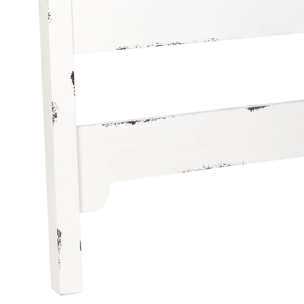 Testiera in legno bianco 150x5x130