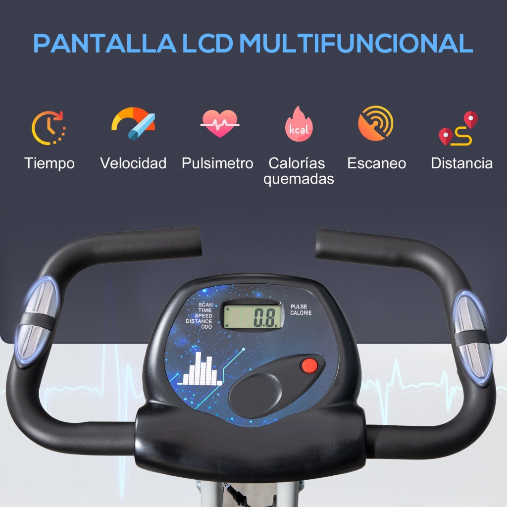 Sedia da Allenamento Pieghevole con Schienale ¨C Minimal ¨C Grigio